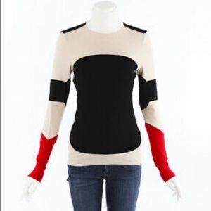 Givenchy ColorBlock wool Knit Turtleneck